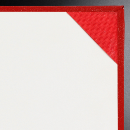 Red border on a white background