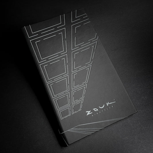 Zouk Nightclub Menu