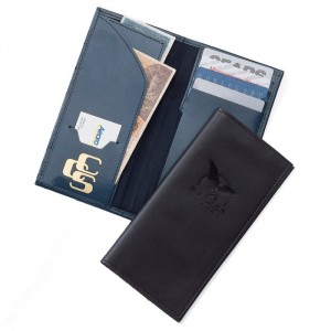 Bonded Travel Wallet with Custom Imprint