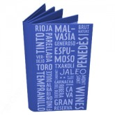 Jaleo Printed Litho Wrap Multi Panel Menu Cover PLW4 Blue