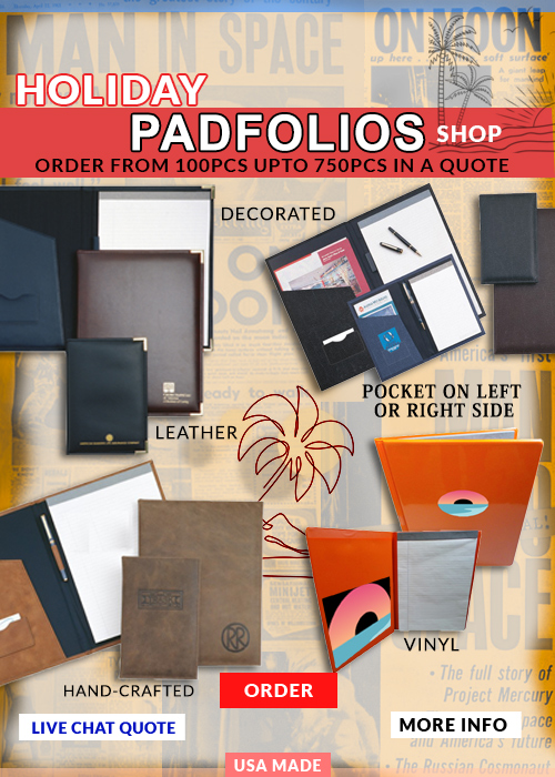 Holiday Shop for Decorated Padfolios